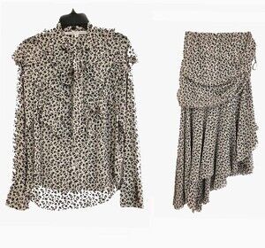 Veronica Beard Seville Blouse & Skirt Set